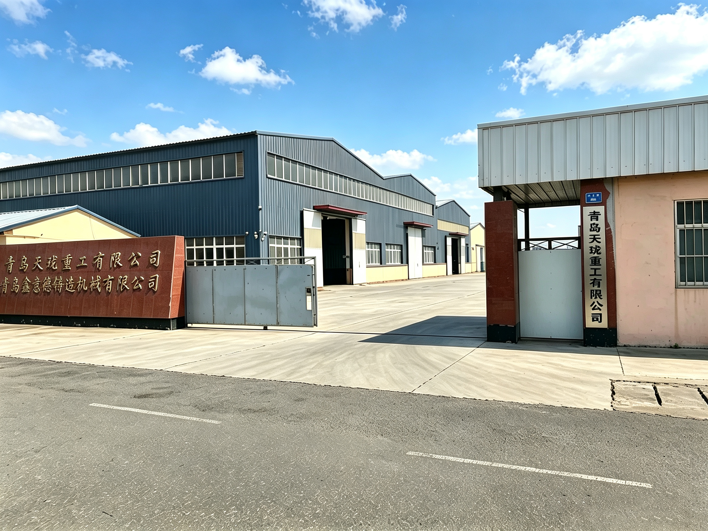 Tianlong factory exterior with company sign